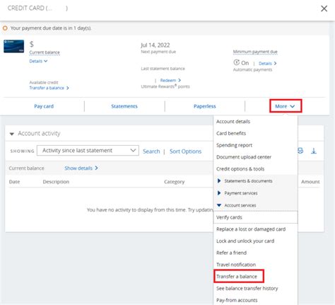 Chase Balance Transfer Credit Cards .